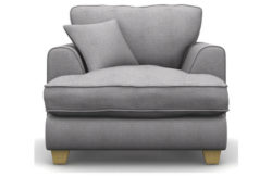 Heart of House Hampstead Fabric Chair - Ash